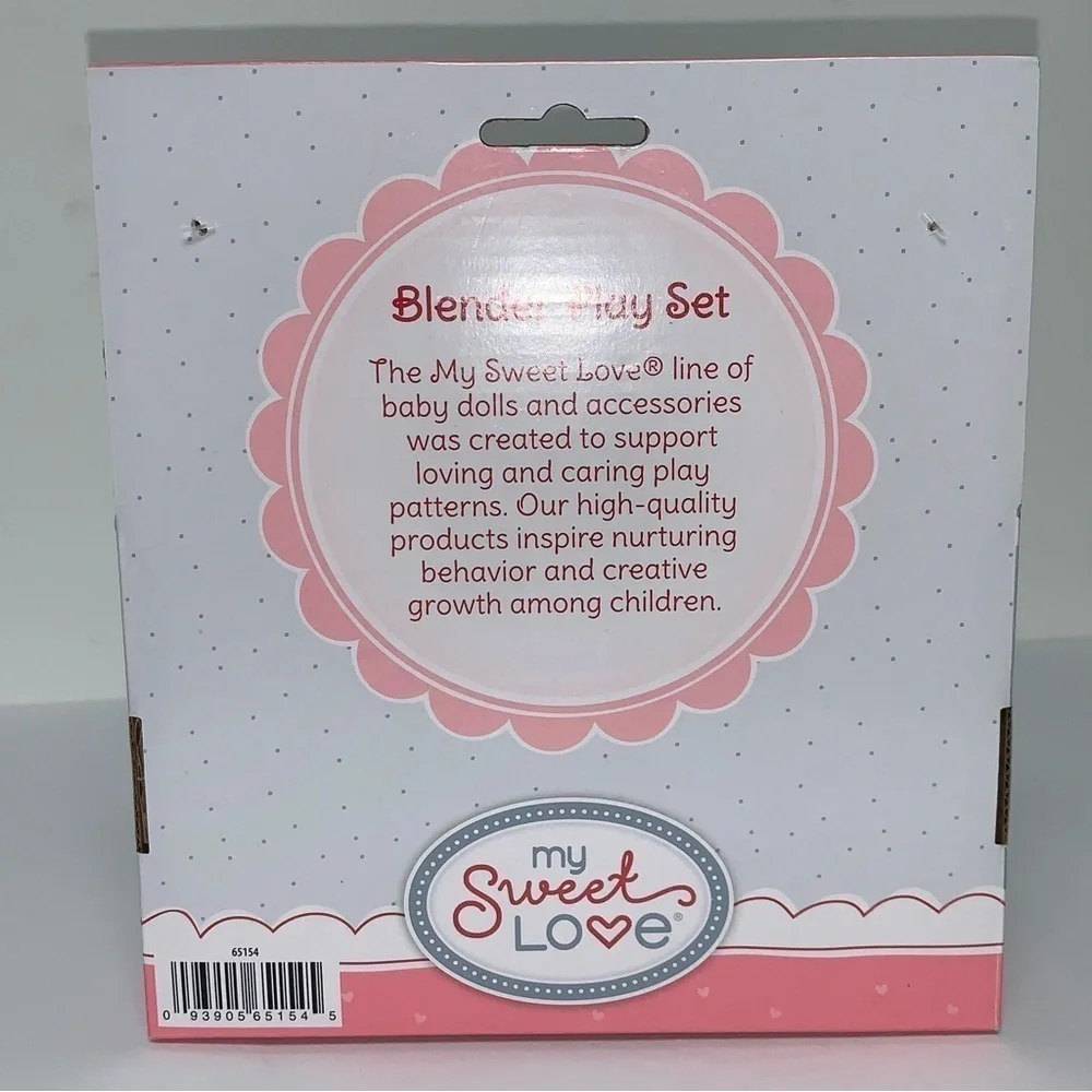 My Sweet Love NEW Food Blender Toy Accessory Play Set 9 Pieces NEW IN BOX